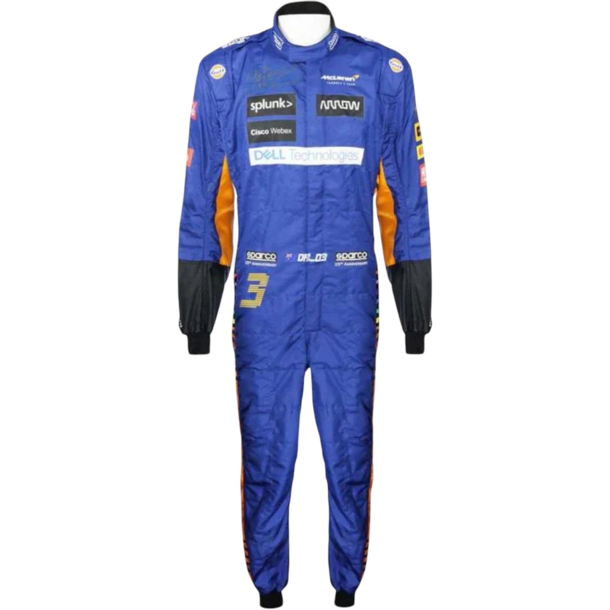 Daniel Ricciardo 2021 Mclaren F1 Race Suit - Barirah Racewear image 1