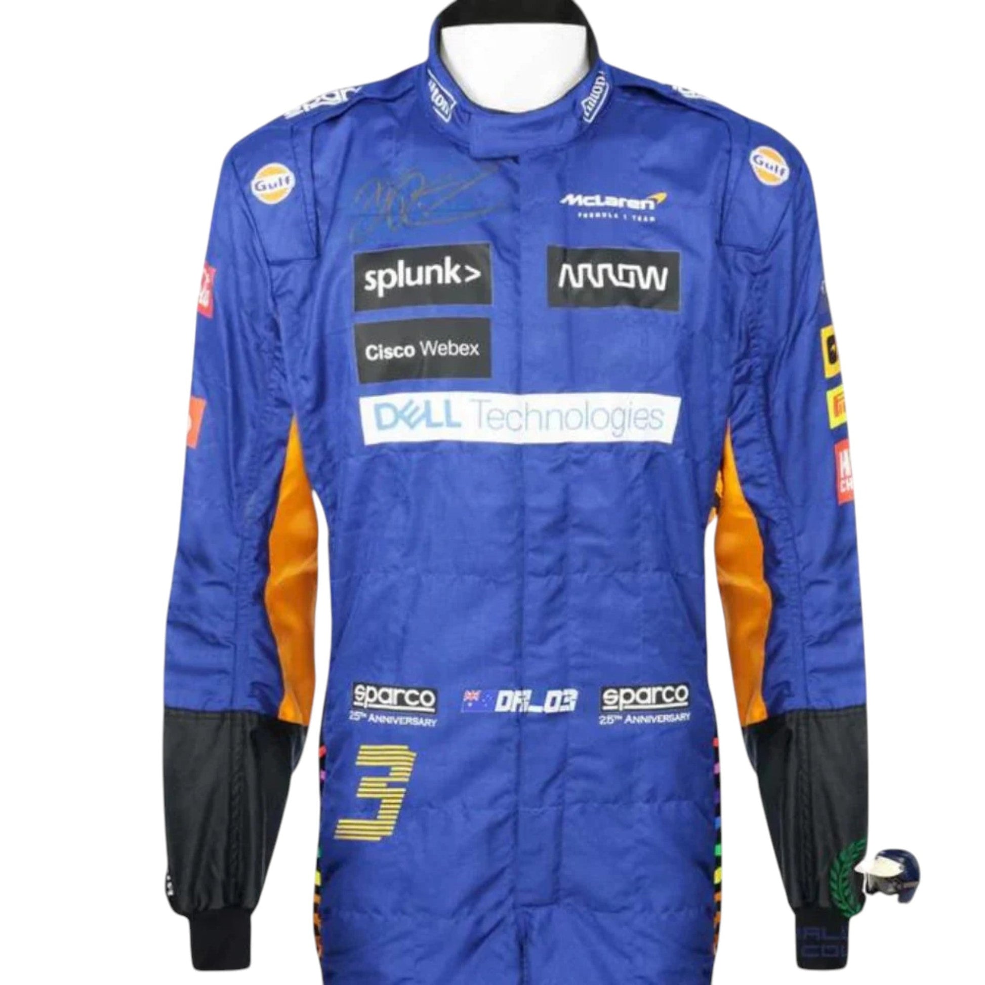 Daniel Ricciardo 2021 Mclaren F1 Race Suit - Barirah Racewear image 2