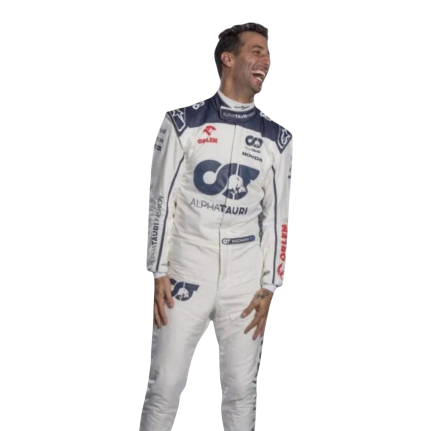 Daniel Ricciardo 2023 AlphaTauri F1 Race Suit - Barirah Racewear image 2
