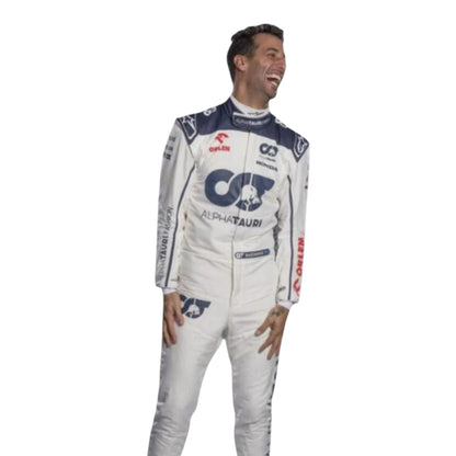 Daniel Ricciardo 2023 AlphaTauri F1 Race Suit - Barirah Racewear image 2