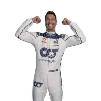 Daniel Ricciardo 2023 AlphaTauri F1 Race Suit - Barirah Racewear image 4
