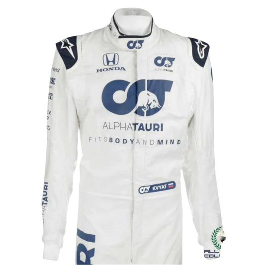 Daniil Kvyat 2020 Alphatauri F1 Race Suit - Barirah Racewear image 1