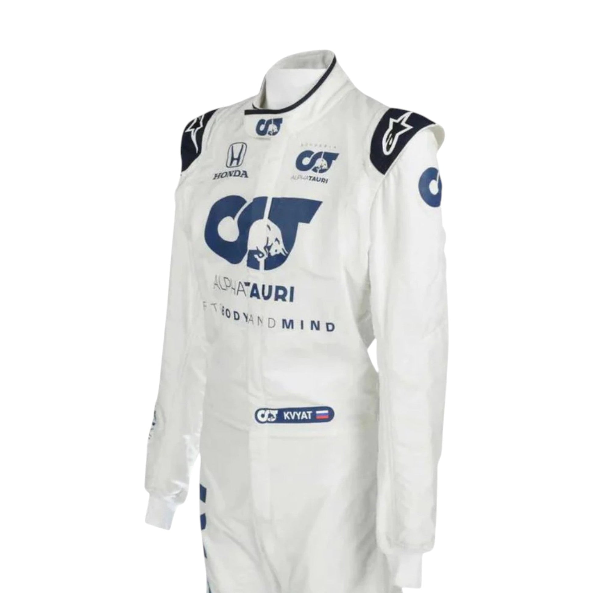 Daniil Kvyat 2020 Alphatauri F1 Race Suit - Barirah Racewear image 2