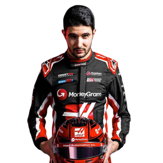 Esteban Ocon 2025 Haas F1 Race Suit - Barirah Racewear image 1