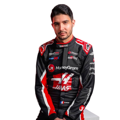 Esteban Ocon 2025 Haas F1 Race Suit - Barirah Racewear image 3