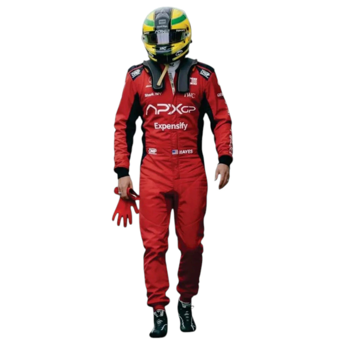 F1 Movie Sonny Hayes (Brad Pitt) 2025 F1 Race Suit (Red) - Barirah Racewear image 1