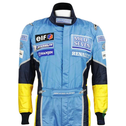 Fernando Alonso 2003 Renault F1 Race Suit - Barirah Racewear image 2