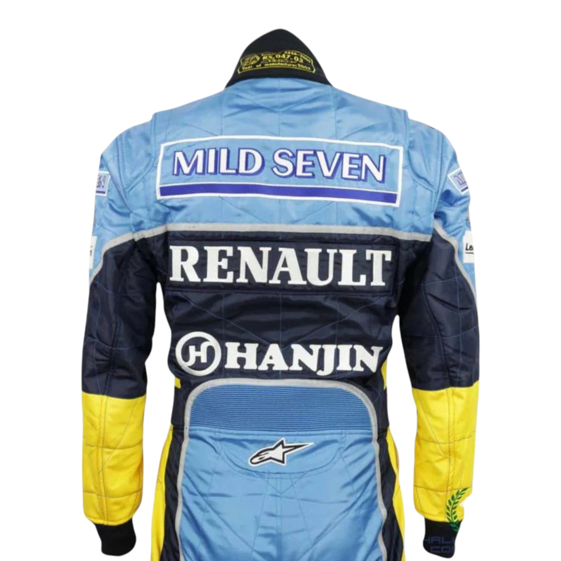 Fernando Alonso 2003 Renault F1 Race Suit - Barirah Racewear image 3