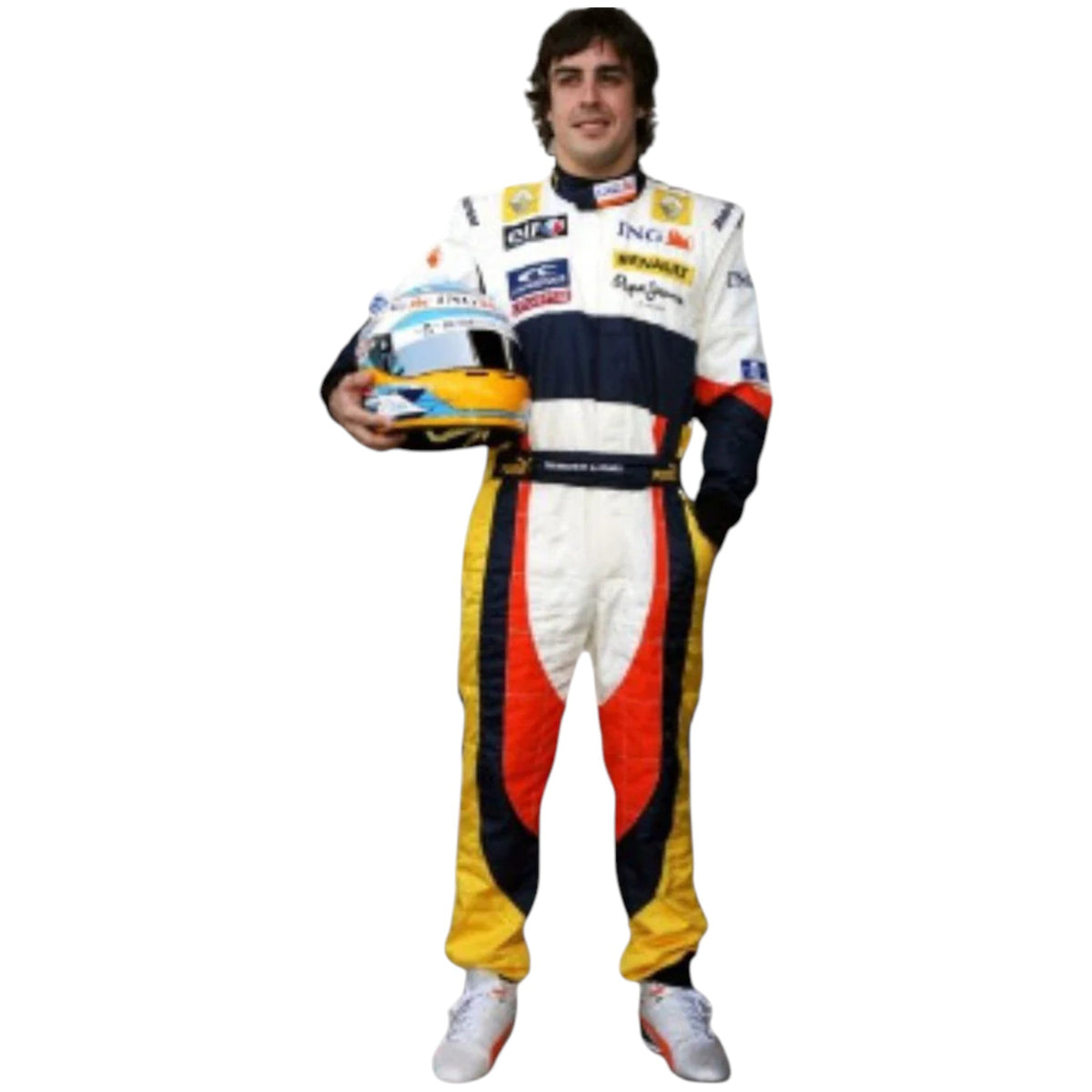 Fernando Alonso 2008 Renault F1 Race Suit - Barirah Racewear image 1
