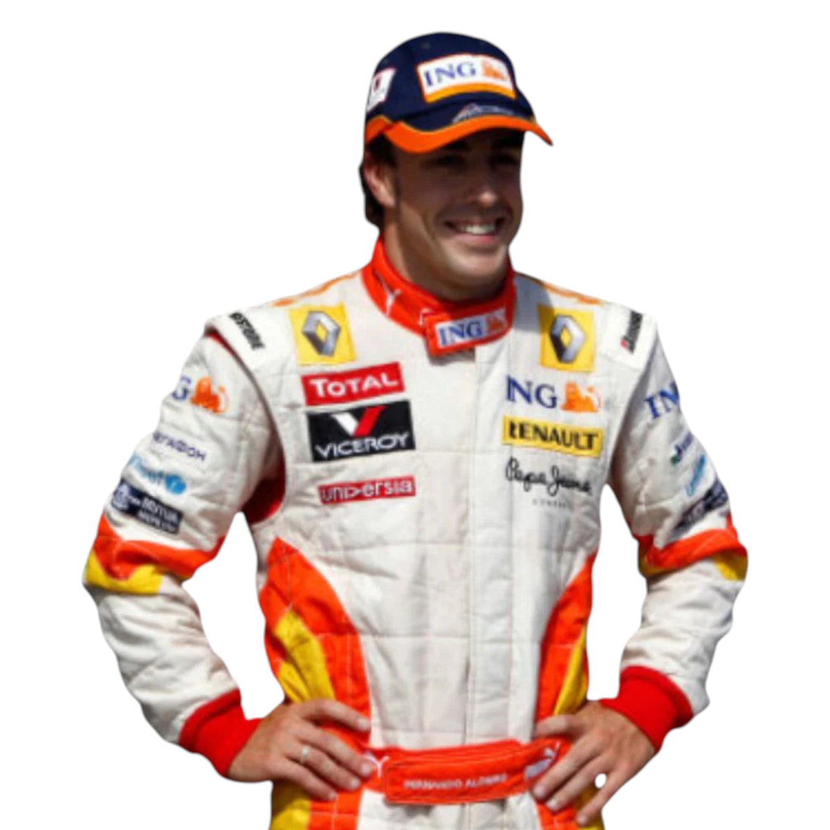 Fernando Alonso 2009 Renault F1 Race Suit - Barirah Racewear image 1
