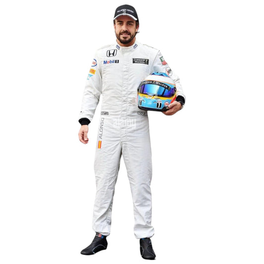 Fernando Alonso 2015 Mclaren F1 Race Suit - Barirah Racewear image 1