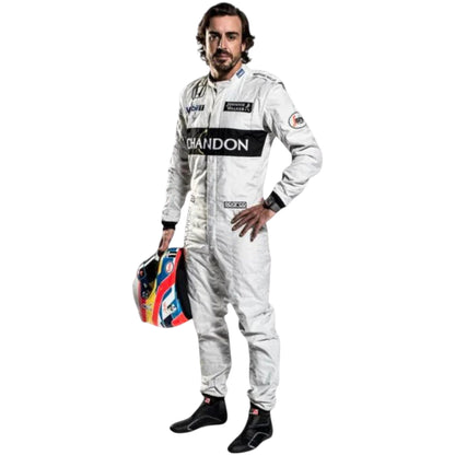 Fernando Alonso 2016 Mclaren F1 Race Suit - Barirah Racewear image 1