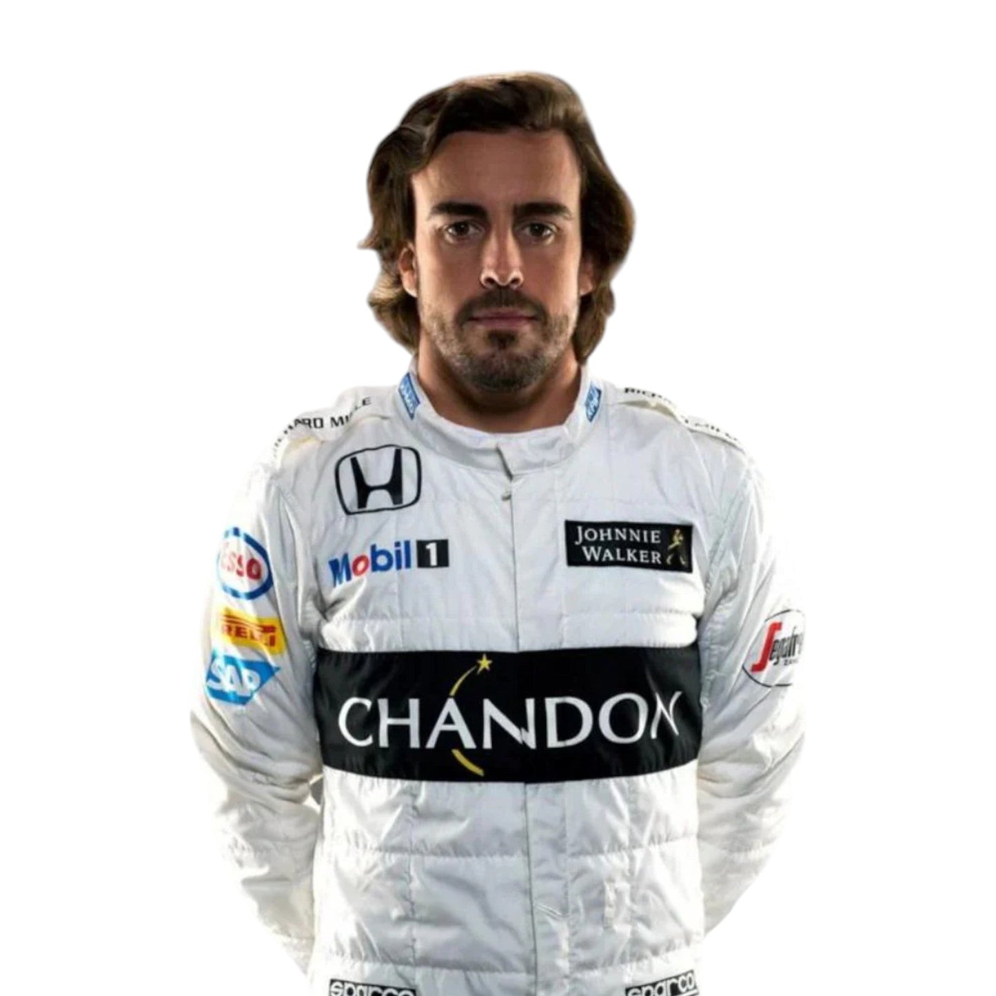 Fernando Alonso 2016 Mclaren F1 Race Suit - Barirah Racewear image 2