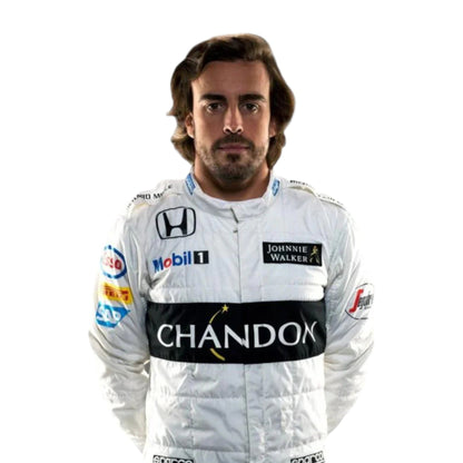 Fernando Alonso 2016 Mclaren F1 Race Suit - Barirah Racewear image 2