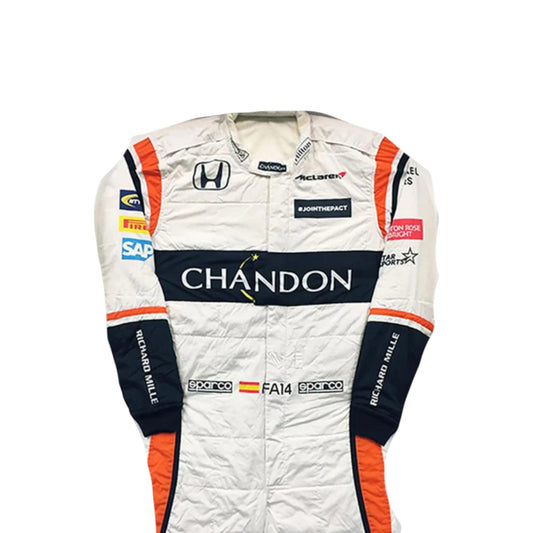 Fernando Alonso 2017 Mclaren F1 Race Suit - Barirah Racewear image 1