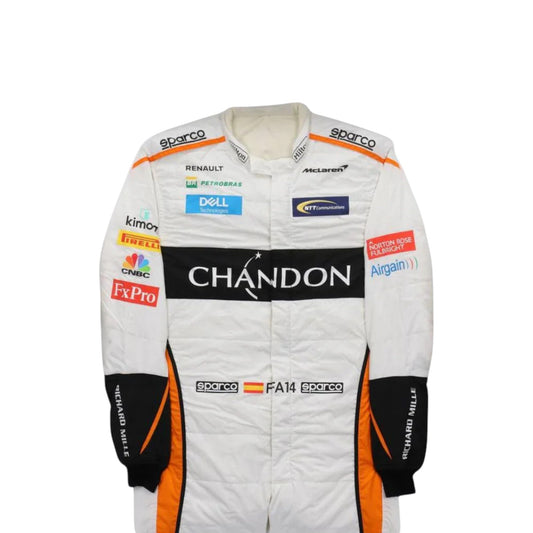 Fernando Alonso 2018 Mclaren F1 Race Suit - Barirah Racewear image 1