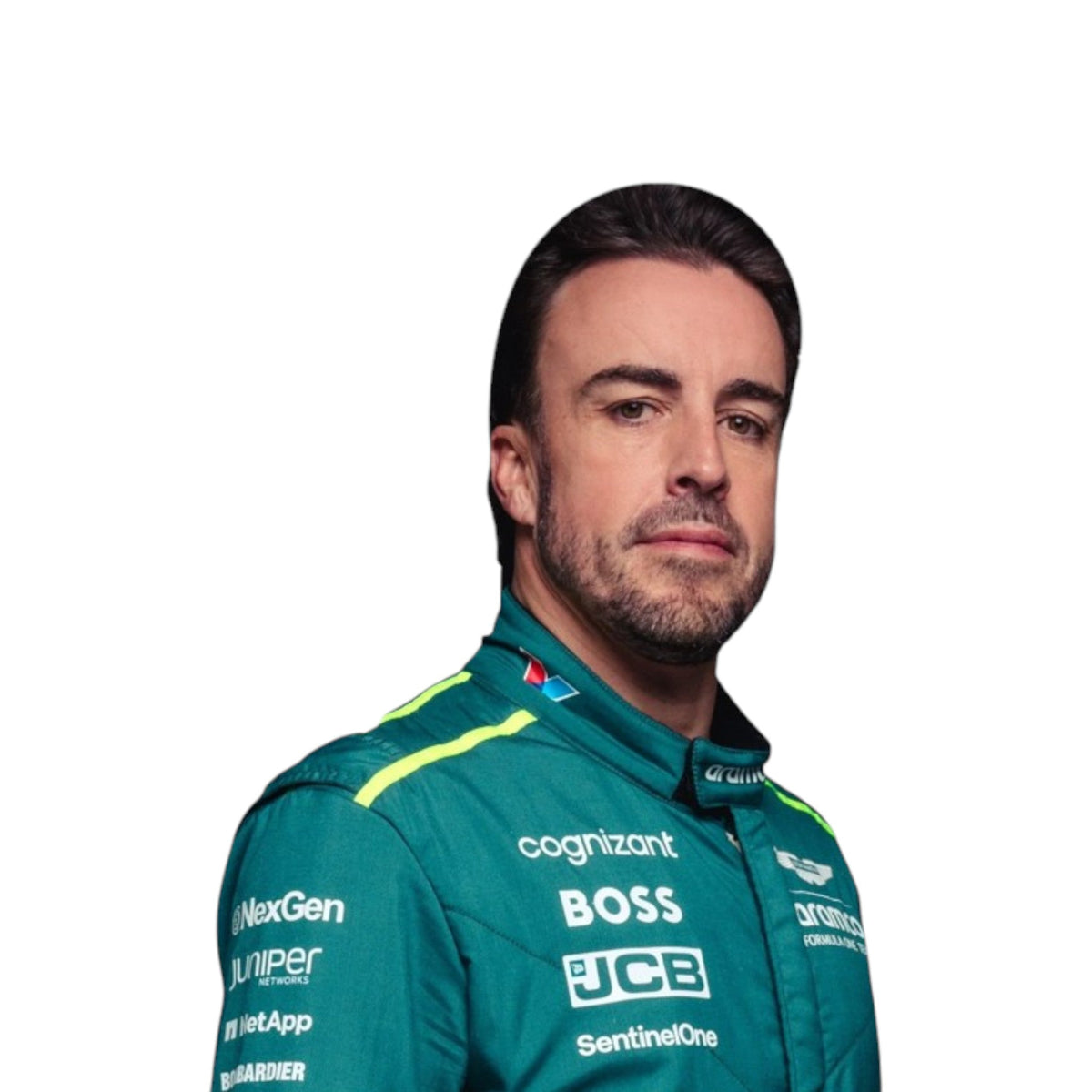 Fernando Alonso 2024 Aston Martin F1 Race Suit - Barirah Racewear image 2