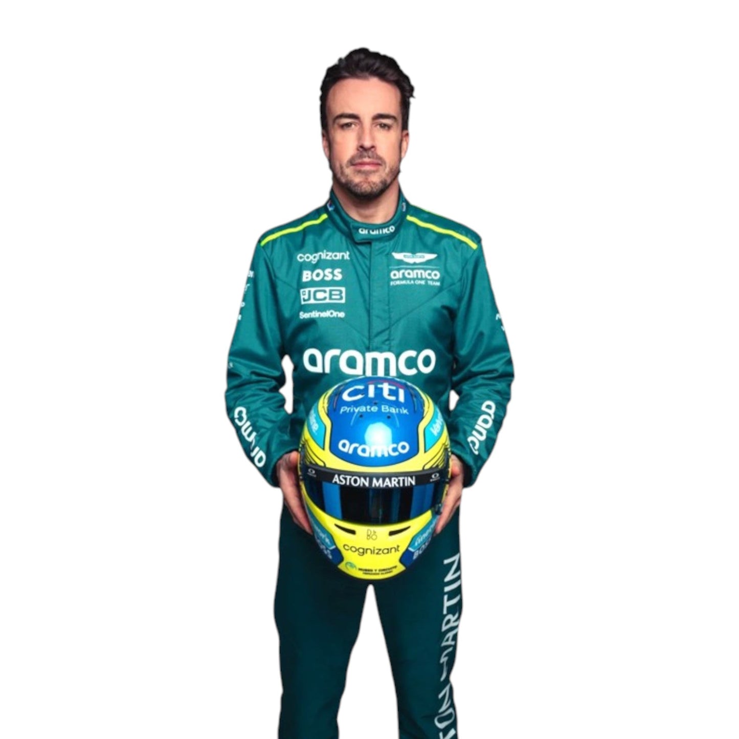Fernando Alonso 2024 Aston Martin F1 Race Suit - Barirah Racewear image 4