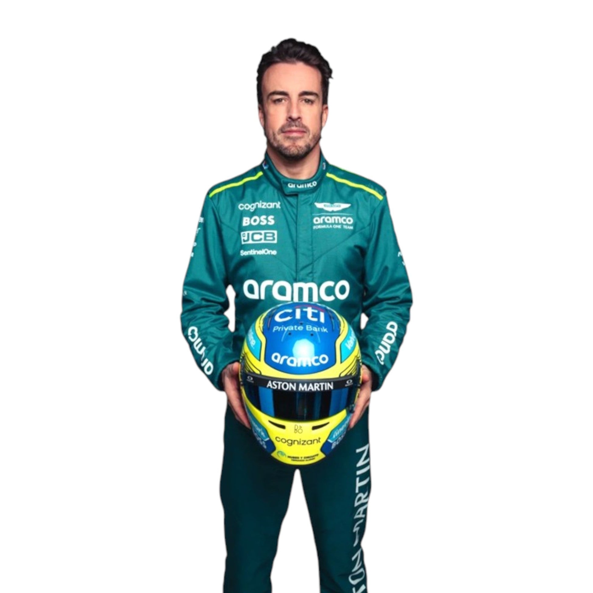 Fernando Alonso 2024 Aston Martin F1 Race Suit - Barirah Racewear image 4