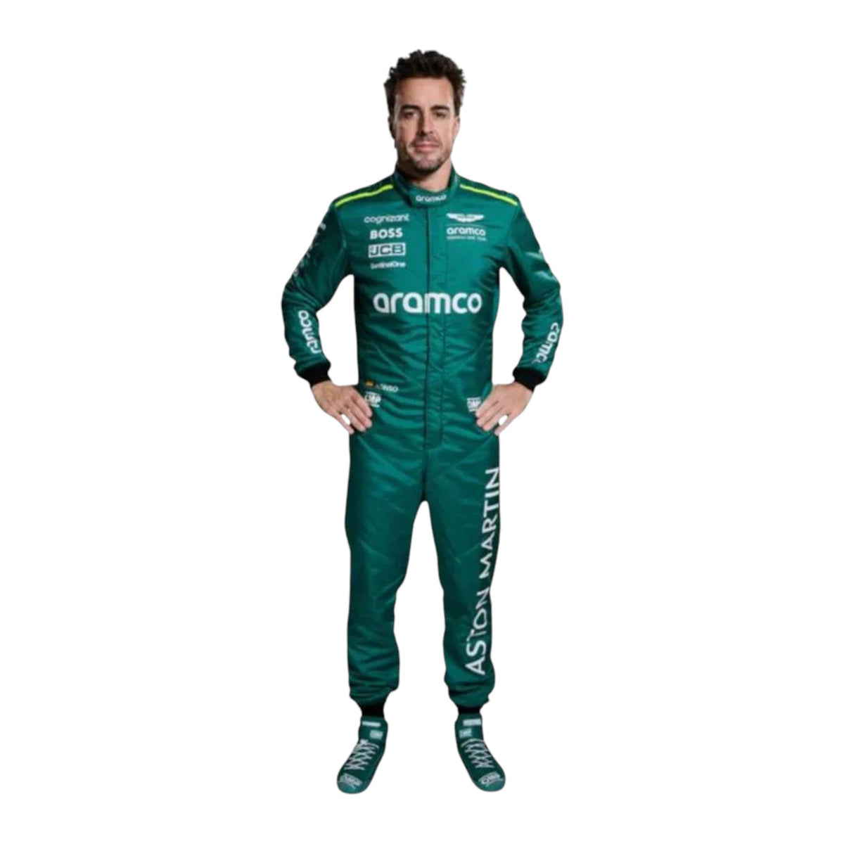 Fernando Alonso 2024 Aston Martin F1 Race Suit - Barirah Racewear image 6