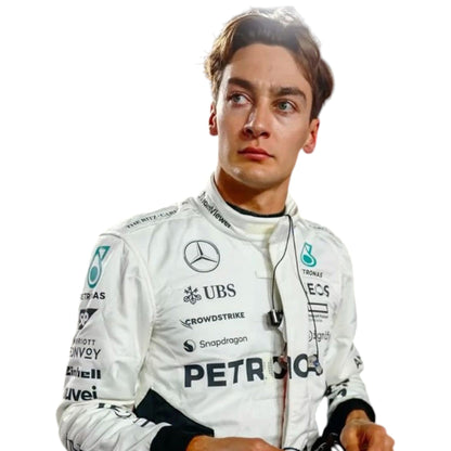 George Russel 2024 Mercedes-AMG Petronas Qatar GP F1 Race Suit - Barirah Racewear image 3