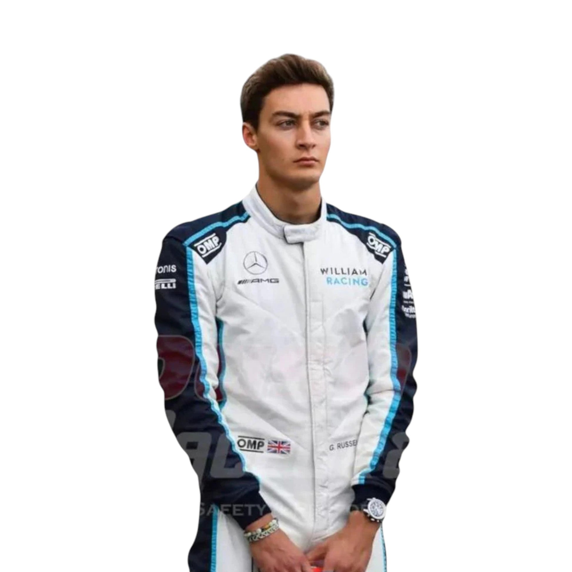 George Russell 2021 Williams F1 Race Suit - Barirah Racewear image 1