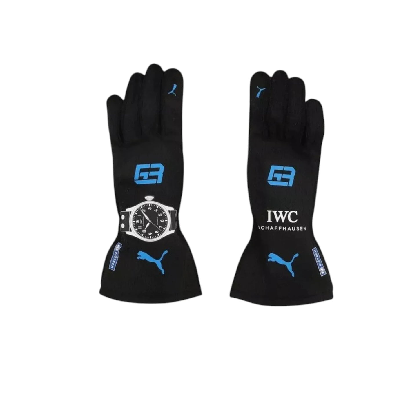 George Russell 2022 Mercedes-AMG Petronas F1 Racing Gloves - Barirah Racewear image 1