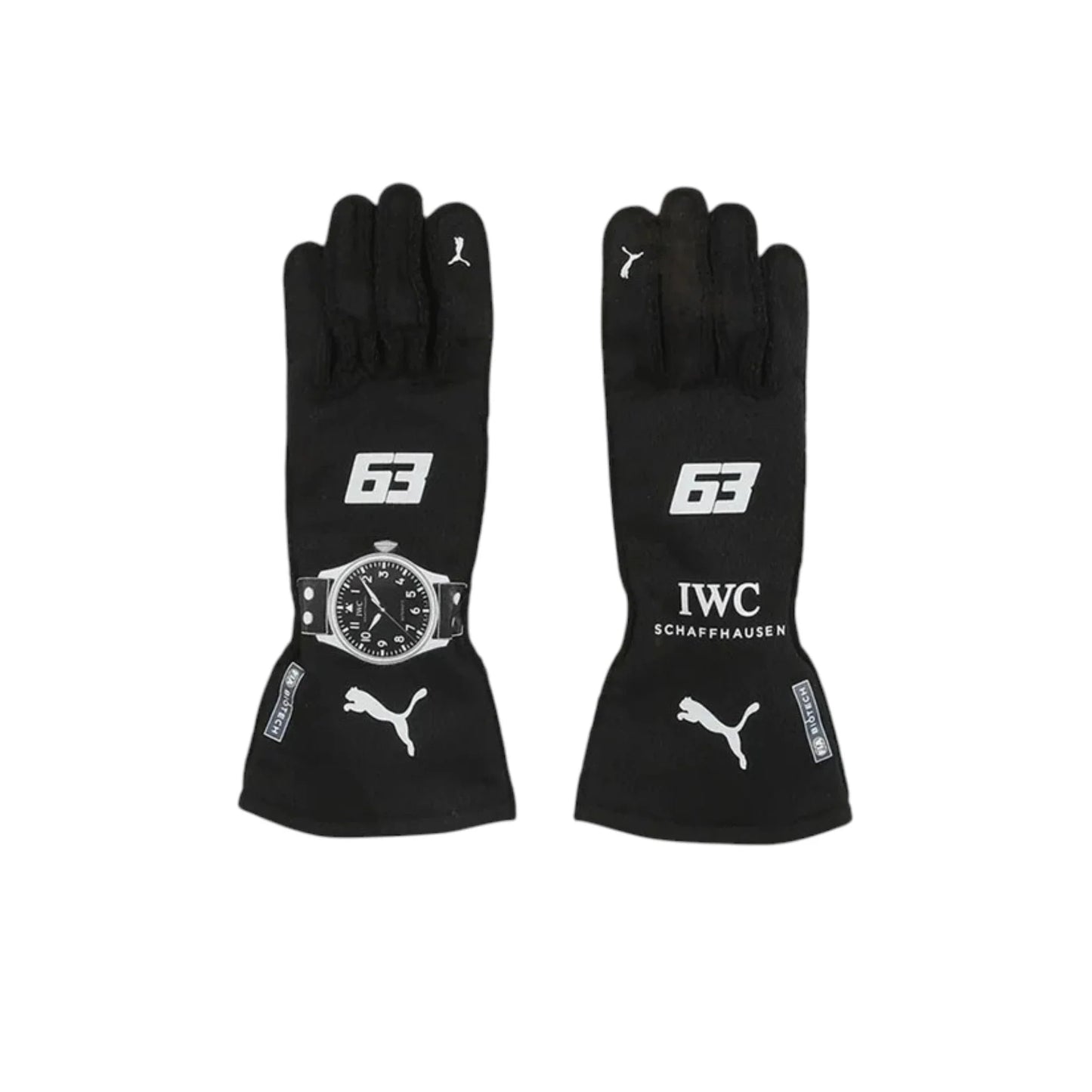 George Russell 2023 Mercedes-AMG Petronas F1 Racing Gloves - Barirah Racewear image 1