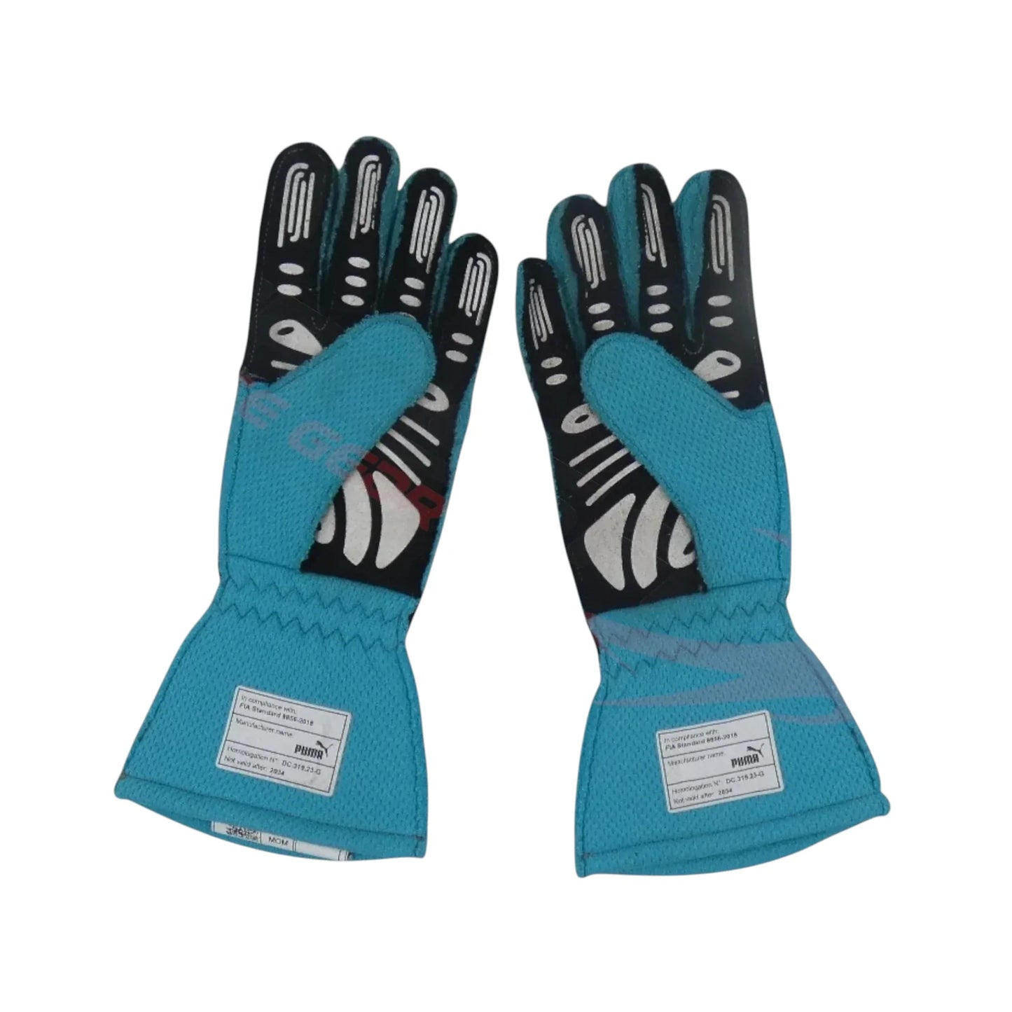 George Russell 2024 Mercedes-AMG Petronas F1 Racing Gloves - Barirah Racewear image 2