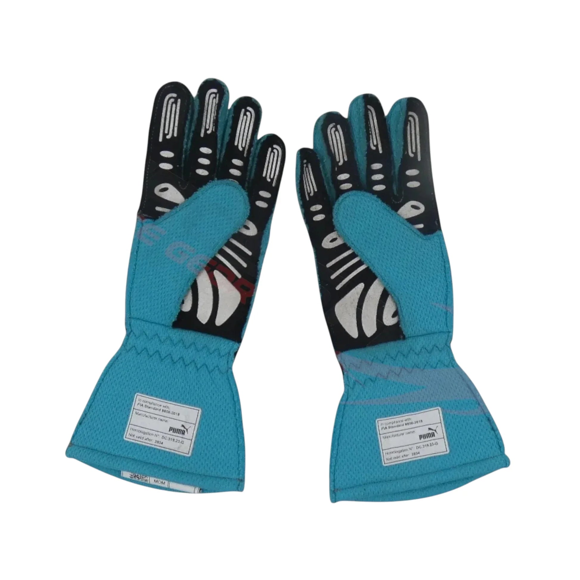 George Russell 2024 Mercedes-AMG Petronas F1 Racing Gloves - Barirah Racewear image 2
