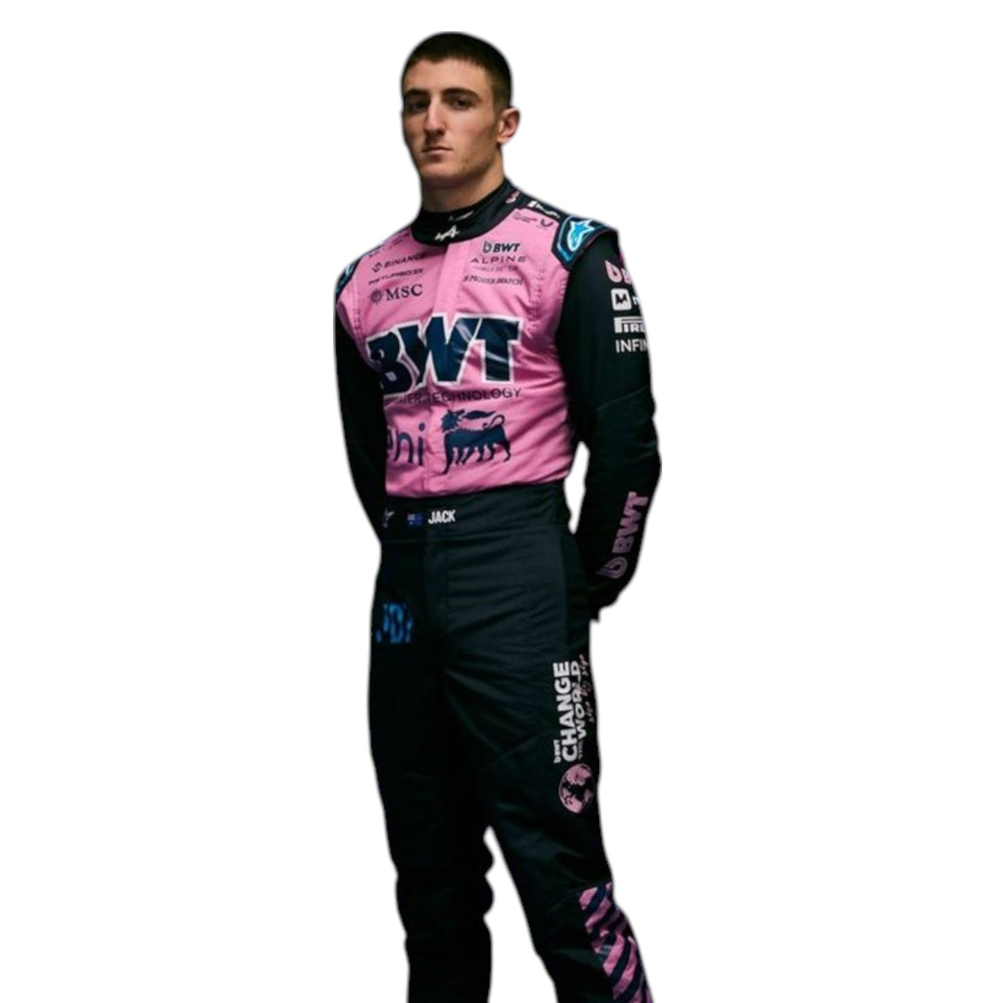 Jack Doohan BWT Alpine 2025 F1 Race Suit - Barirah Racewear image 3