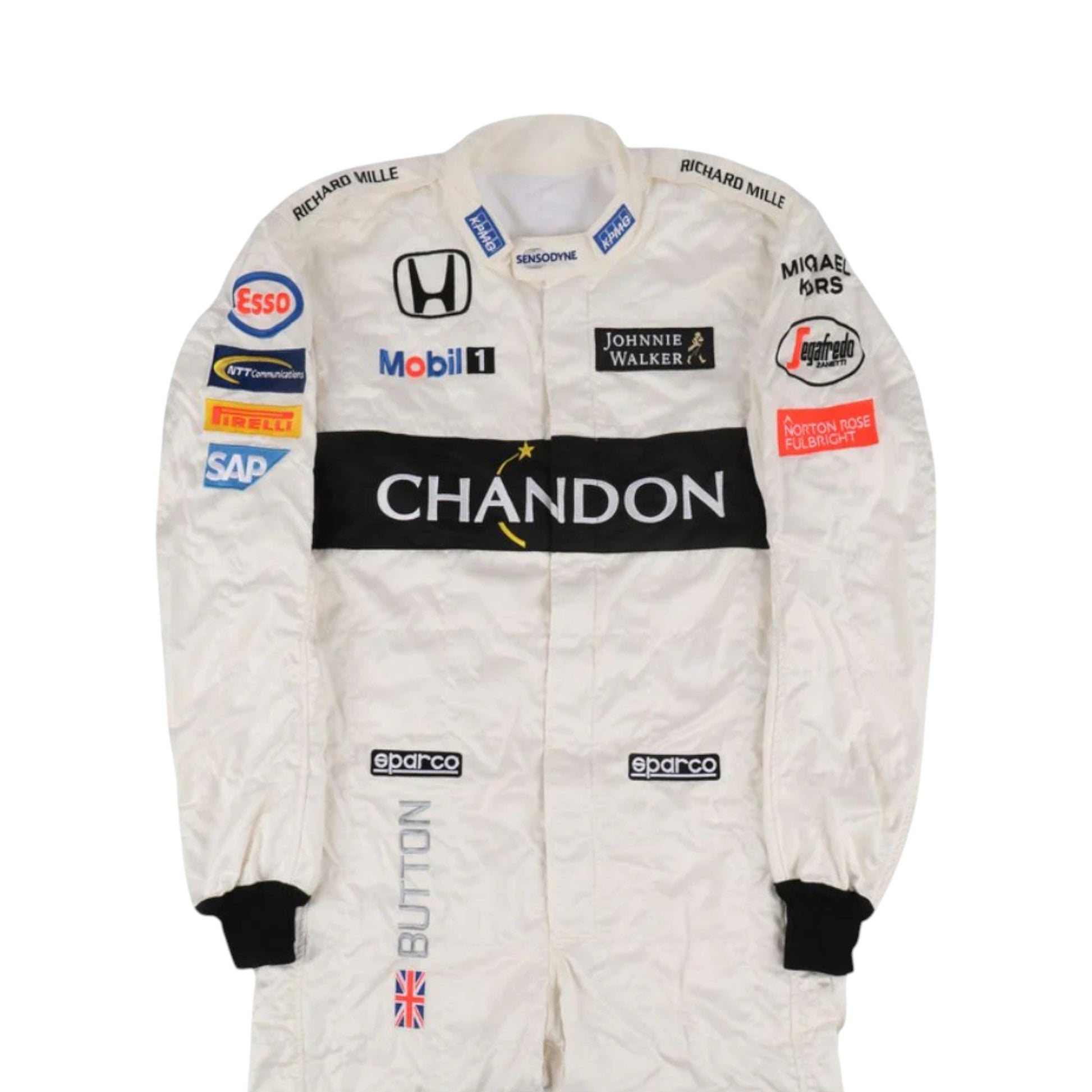 Jenson Button 2016 Mclaren F1 Race Suit - Barirah Racewear image 1