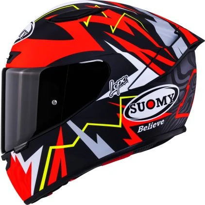 Suomy Track-1 Sam Lowes Replica 2025 Matt Red Full Face