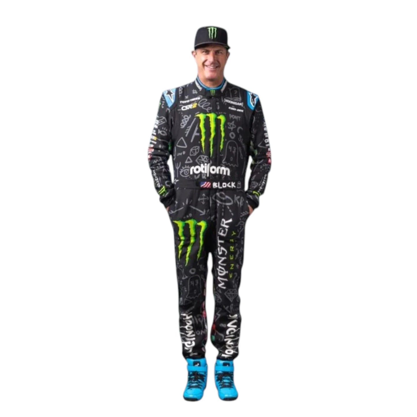 Ken Block 2022 Monster Go Kart Racing Suit - Barirah Racewear image 1