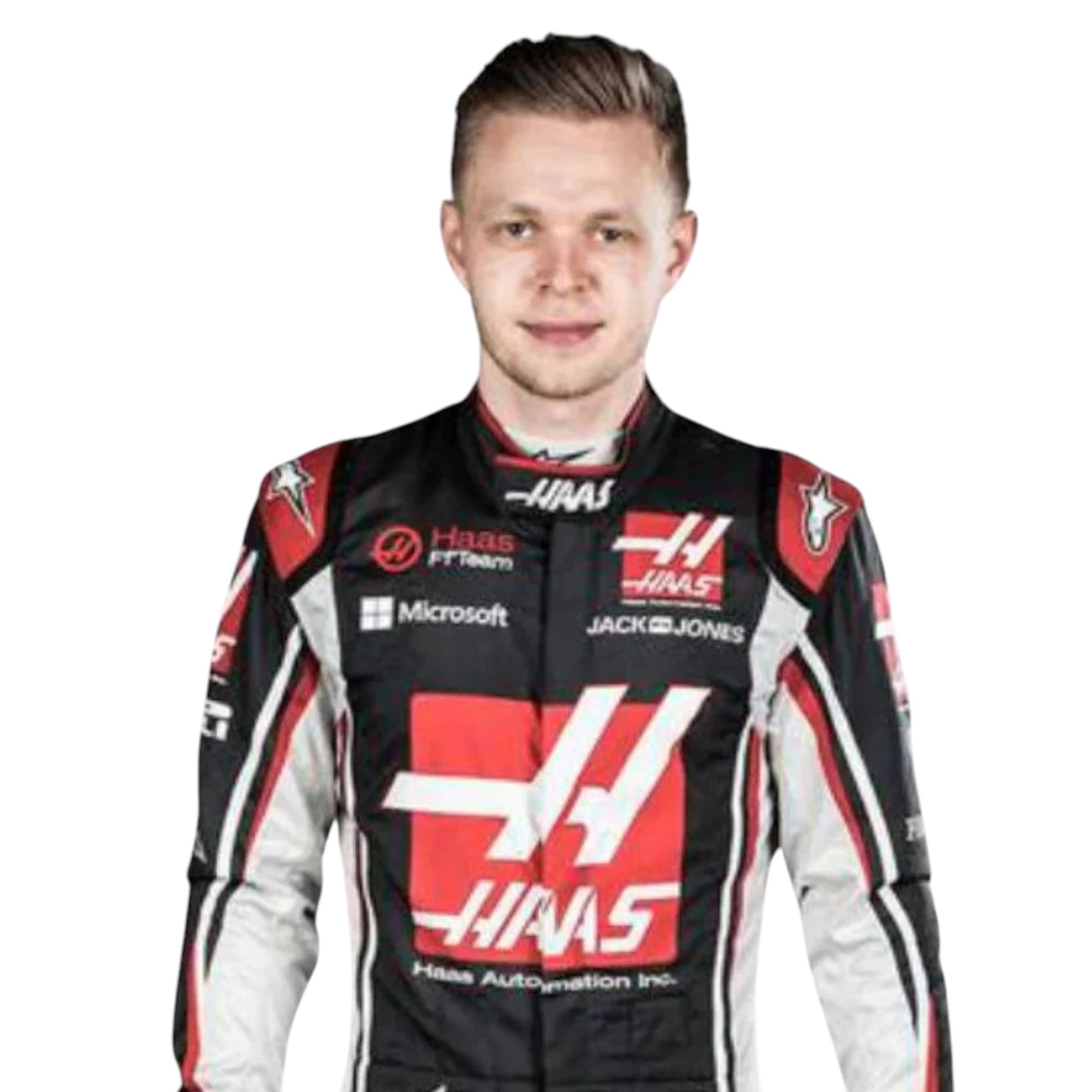 Kevin Magnussen 2018 Haas F1 Race Suit - Barirah Racewear image 2