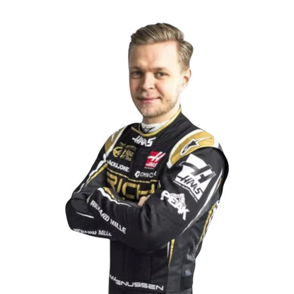 Kevin Magnussen 2019 Haas F1 Race Suit - Barirah Racewear image 2