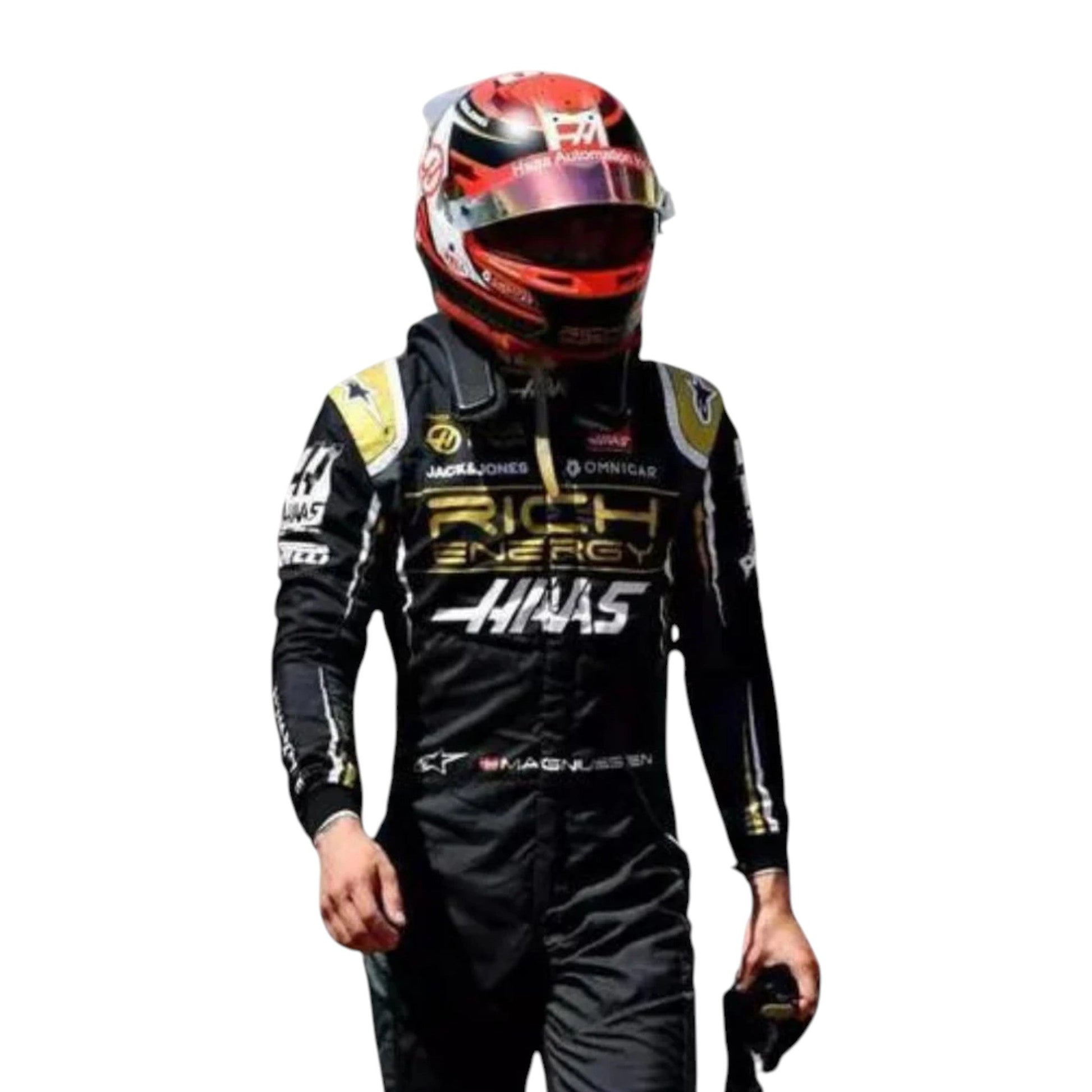 Kevin Magnussen 2019 Haas F1 Race Suit - Barirah Racewear image 3
