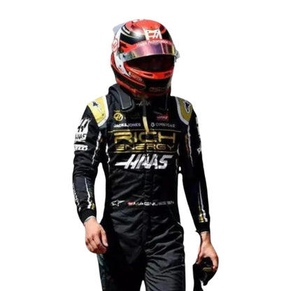 Kevin Magnussen 2019 Haas F1 Race Suit - Barirah Racewear image 3