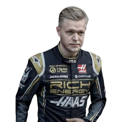 Kevin Magnussen 2019 Haas F1 Race Suit - Barirah Racewear image 4