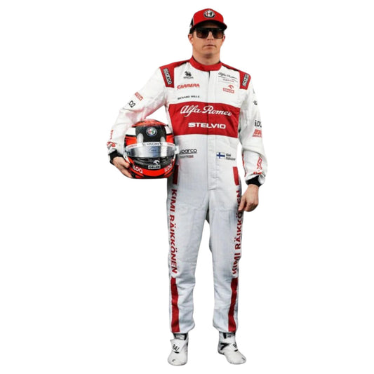 Kimi Räikkönen 2020 Alfa Romeo F1 Race Suit - Barirah Racewear image 1