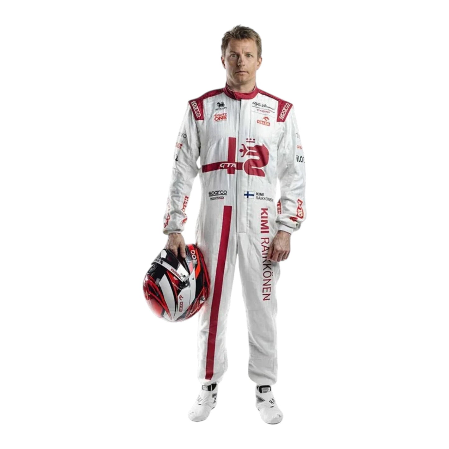 Kimi Räikkönen 2021 Alfa Romeo F1 Race Suit - Barirah Racewear image 2