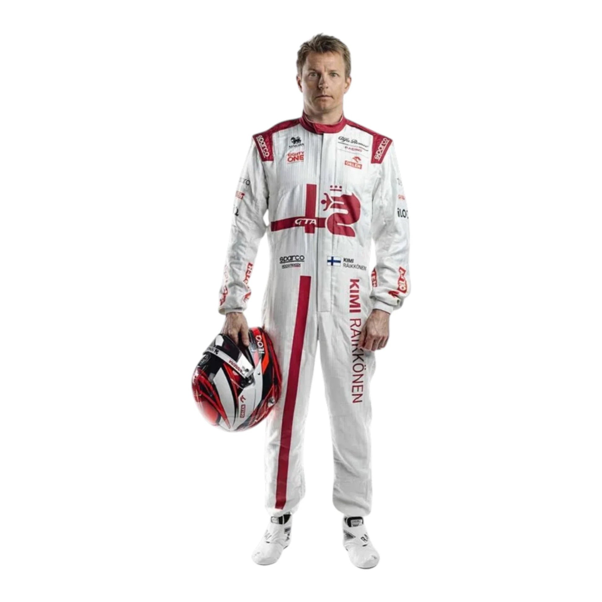 Kimi Räikkönen 2021 Alfa Romeo F1 Race Suit - Barirah Racewear image 2