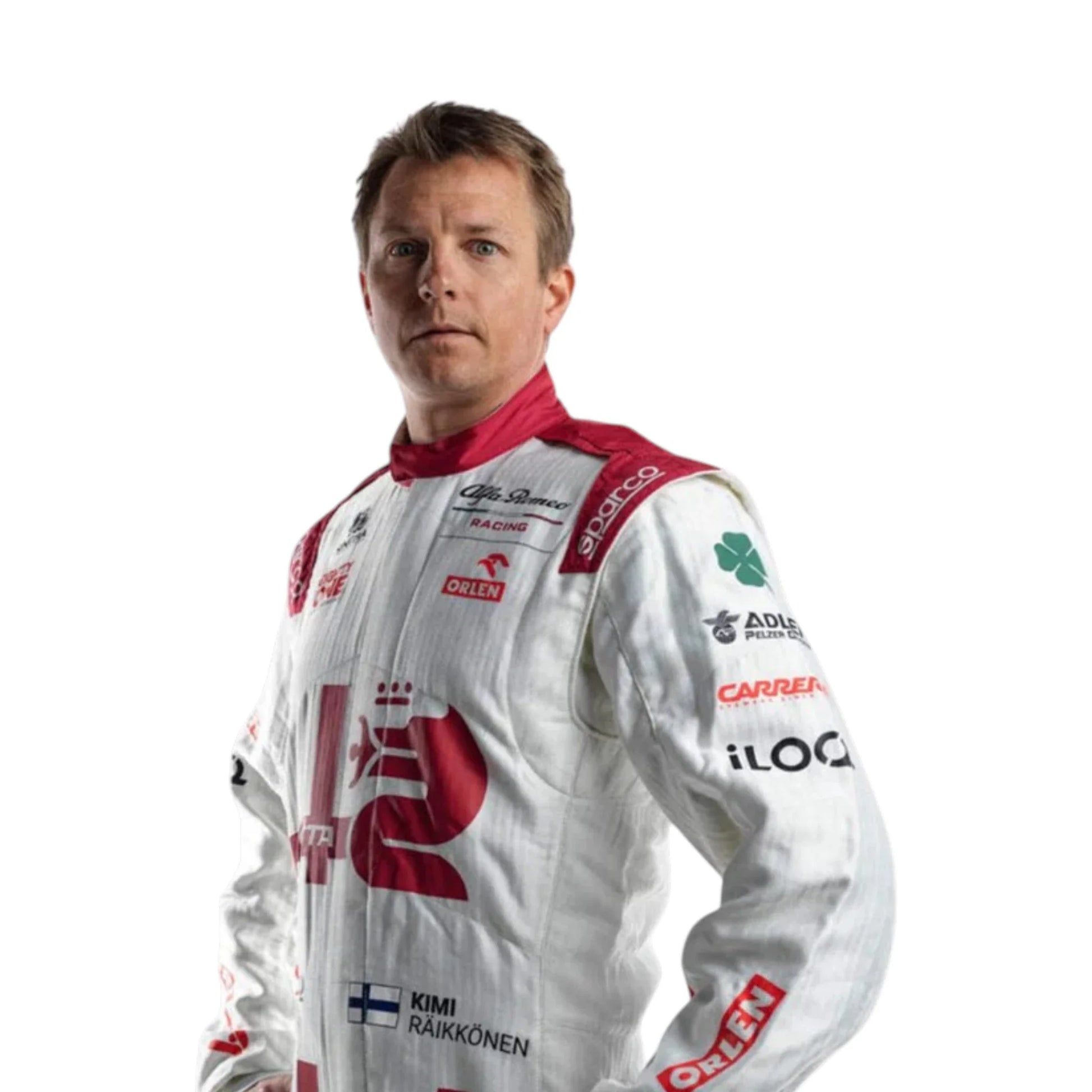 Kimi Räikkönen 2021 Alfa Romeo F1 Race Suit - Barirah Racewear image 6