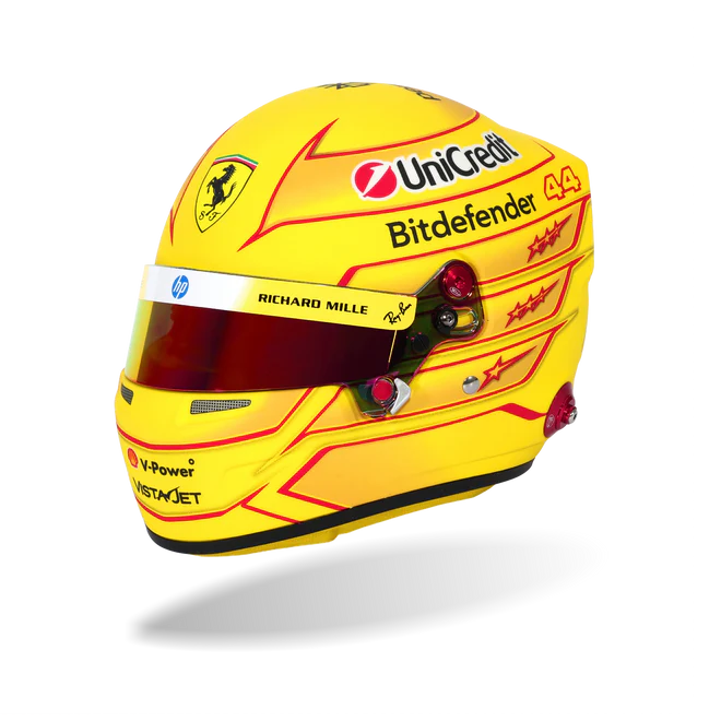 Lewis Hamilton 2026 Ferrari Yellow Special - 1:1 Full Size Racing