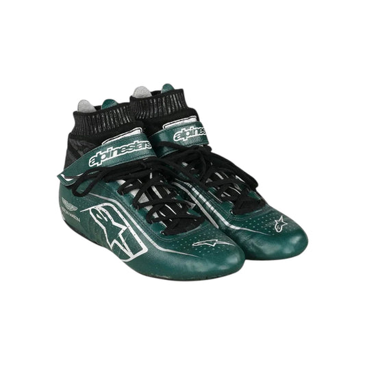 Lance Stroll 2021 Aston Martin F1 Racing Shoes - Barirah Racewear image 1