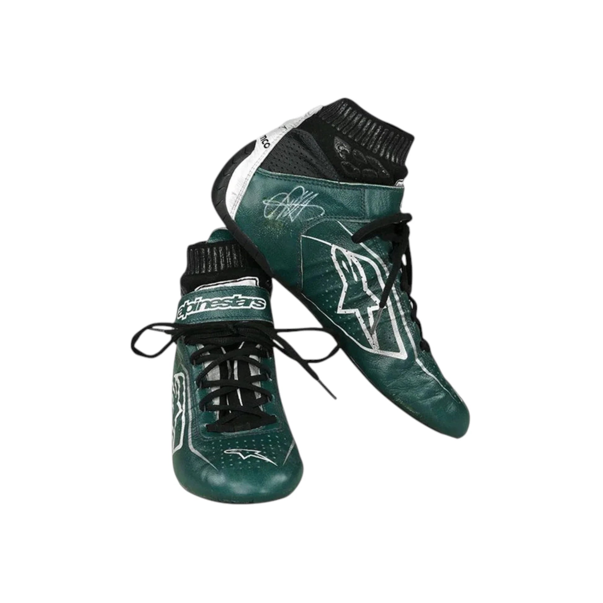 Lance Stroll 2021 Aston Martin F1 Racing Shoes - Barirah Racewear image 2
