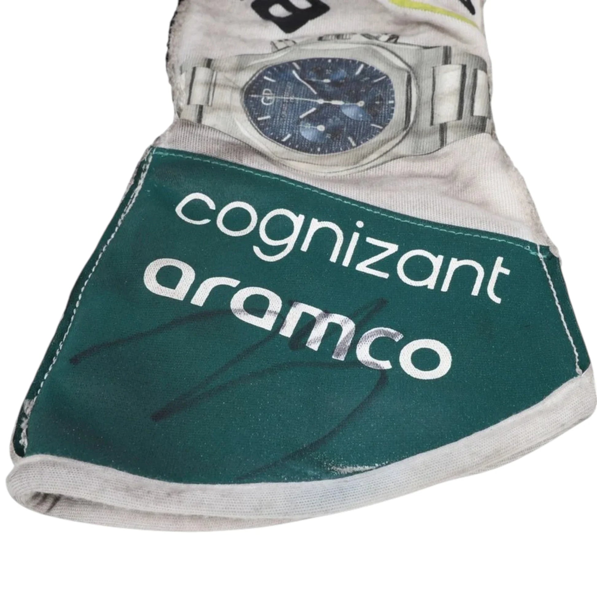 Lance Stroll 2022 Aston Martin Dutch GP F1 Racing Gloves - Barirah Racewear image 3