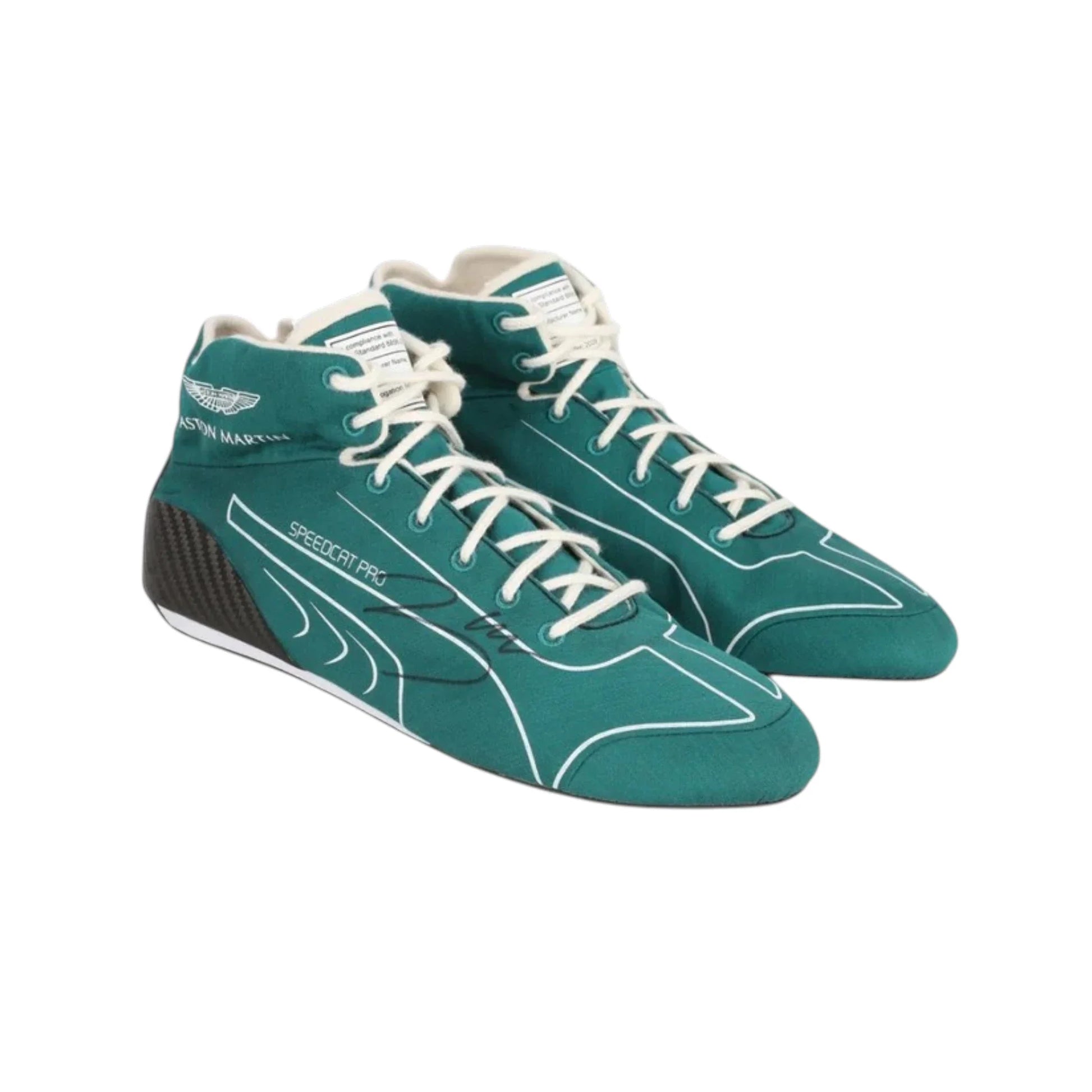 Lance Stroll 2022 Aston Martin Dutch GP F1 Racing Shoes - Barirah Racewear image 1