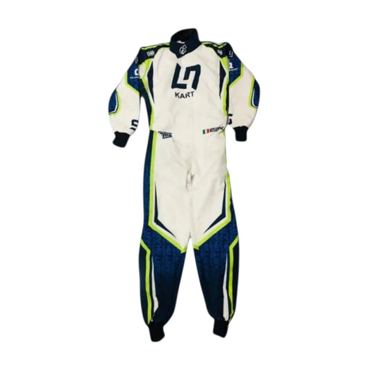 Lando Norris 2022 LN OMP Go Kart Racing Suit Overall - Barirah Racewear image 1