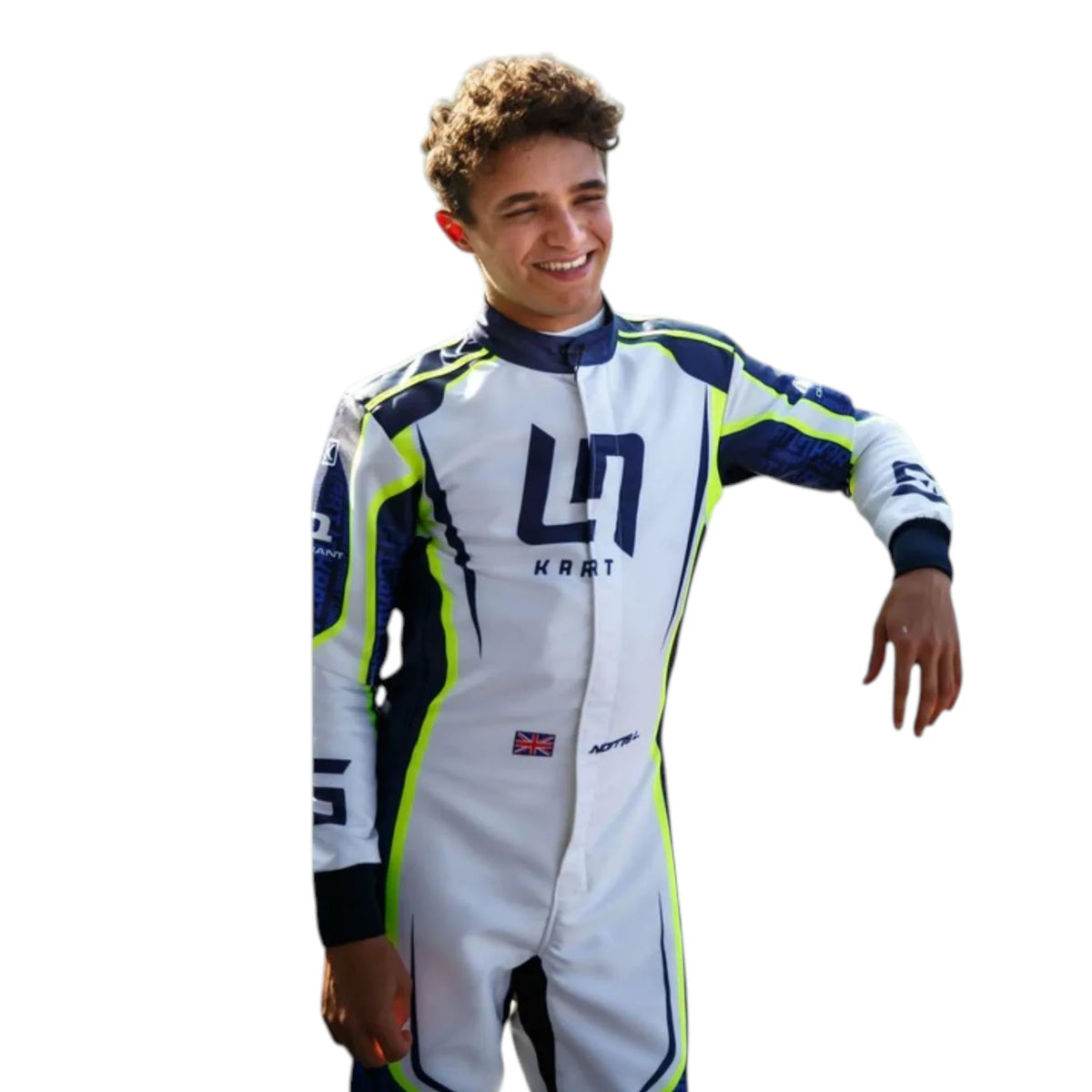 Lando Norris 2022 LN OMP Go Kart Racing Suit Overall - Barirah Racewear image 3